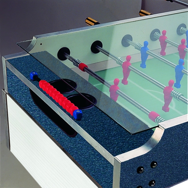 Table football Garlando Olympic Outdoor with glass cover and mechanical coin validator